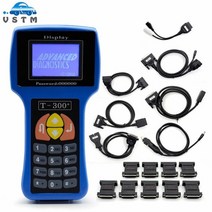 자동차 키 오토키 원격시동 차키 2022 최신 v17 8 t 300 t300 범용 자동차용 키 프로그래머 이모빌라이저 키 데코더 t 300 키 메이커 영어스페인어, 블루 풀, 스페인의