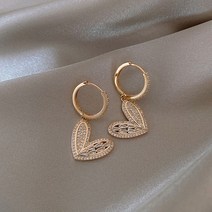 스마일 귀걸이 링 14k 원터치 티파니 스위트 화이트 핑크 피치 하트 후프 Y2k 스타일 미적 쥬얼리 여성용 귀여운 금속 원형 소녀 선물