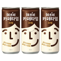 롯데 레쓰비 카페타임 라떼, 5캔, 240ml
