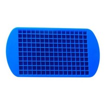 미니 1인 밥상 침대용 베드 트레이 간이 책상 식탁 테이블 공부상 그리드 실리콘 접이식 금형 사각형 편리한 메이커, 1개, 파란색