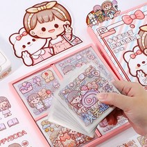 [ 2set +1set 원하시는 다꾸스티커 증정 ] 다꾸 스티커 팩 다이어리 핸드폰 꾸미기 12종 모음 마노기샵, S6