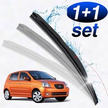 [RAΕ] 구형모닝 와이퍼 550mm400mm 세트 차량용품 스포일러 자동차 하이브리드 교체 간편 교체용 고급 앞유리 유리 ▷_4Ε470Ea