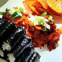 생활의달인 부산 통영 충무김밥 4인 세트, 김밥 없는 양년 무침반찬세트 4인분