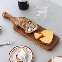 플레이팅 도마 티크우드 홈카페 손님접대 고급 플레이트 빵도마 브레드보드