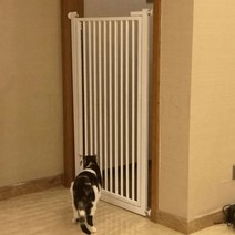 [kirahosi]고양이 방묘문 방묘창 베란다 견문 고양이문 안전문, 높이 130cm_적용 폭 118-124 cm, 높이 130cm_적용 폭 118-124 cm