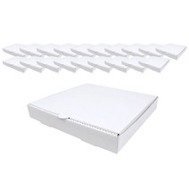 크라운포장 무지화이트 30.48cm 사각 피자박스 20매 310x310x45mm, 화이트, 20개