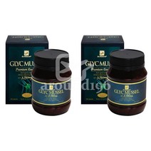 닥터 내추럴 글릭 초록 입 홍합 3.75g 180 캡슐 2팩 Dr. NATURAL NZ Glyc Green Lipped Mussel 180 Caps