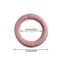 강아지어질리티 운동 기구 허들 짐볼 애견 강아지 훈련 링 풀러 플라잉 씹는 장난감 야외 인터랙티브, 05 Pink S