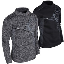 1+1 겨울목티 목폴라 빅사이즈 작업복상의 반목폴라티 기모