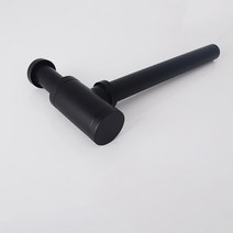 보조 싱크대 배관 P-트랩 세척 파이프 욕실 싱크 트랩 블랙/브러시드 골드/크롬 황동 바디 세면대, 05 Black