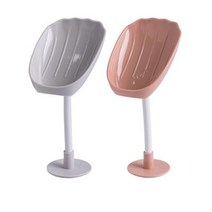 바디랜드 물빠짐 비누받침, 그레이+핑크, 1개