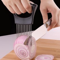 초보자용 슬라이스 홀더 안전채칼 칼질마스터 압착 무