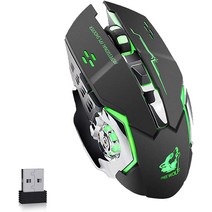 무선 버티컬 트랙볼게이블루투스 마우스Gaming Mouse Wireless Rechargeable Optical 6 Programmable Butto, 한개옵션0, 한개옵션1