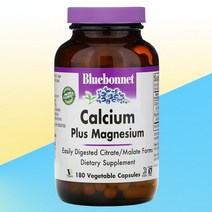 블루보넷 칼슘 마그네슘 베지캡슐 180정, 1통(1인기준 60일 섭취)