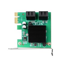 4 포트 SATA 3.0 PCI 확장 카드 PCI-E SATA 컨트롤러 PCIE 1X-SATA 6Gb 어댑터 HDD SSD용 추가 카드, 유형1