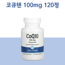 레이크에비뉴 코큐텐 100mg 120정 유비퀴놀 피큐큐 코엔자임