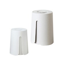 푸쉬빈 압축 휴지통 쓰레기통 10L, 크림화이트, 1개