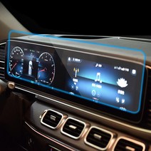 [한스몰] 벤츠 더뉴 GLE클래스 W167 풀커버 강화유리 네비 액정 보호필름 300d 450 용품, 네비 액정보호 필름, 1개