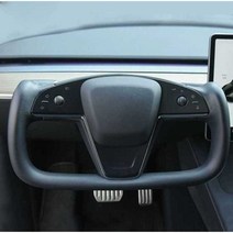 테슬라 YOKE 핸들 모델 X S 요크 가죽 워밍 핸들, YOKE핸들(구형 모델 X S)