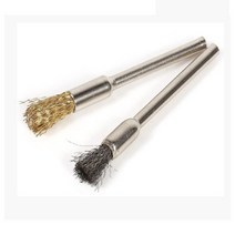 미니금형브러쉬/ 붓형브러쉬 (샹크3) /녹제거 버제거, (철) 6mm, 1개