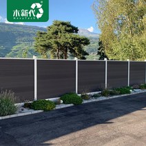 단독주택담장 카페담장 목재 가림막 전원주택 휀스 울타리 담장공사 DIY 2, 다크 그레이 실버 1.8x1.8m