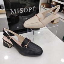 미소페 여성 캐주얼 슬링백 백오픈 구두 (4cm) 112112002