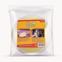 Scrub Daddy 세차 장갑 - Shmit- 내부 및 외부 청소를 위한 이중 질감 타이어 림 자동차 바디용 2개입