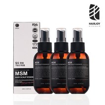 헤어조이 MSM 두피 에센스 100ml 탈모 완화 기능성, 3개