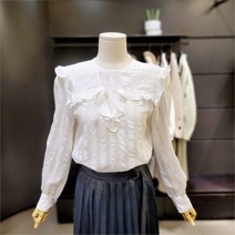 시슬리 NC09 프릴 카라 블라우스+나시 SAWS16111