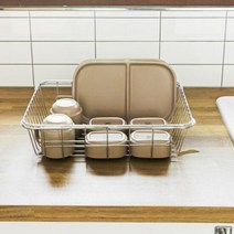 시나몬샵 미니 주방 식기 컵 설거지 그릇 싱크대 건조대 (대...