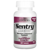 21센트리 21st century (21st 센추리) Sentry Senior 종합비타민 및 종합 미네랄 50세 이상 여성용 옵션확인필수