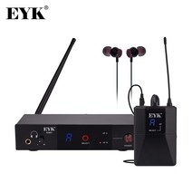 오디오 믹싱 콘솔 무대음향장비 유튜브 브이로그 eyk iem81 uhf 무선 인 이어 모니터 시스템 단일 채널 16 주파수 가능 가수 무대 공연 dj에 완벽, 1-없음