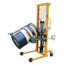 수동 유압오일 회전 드럼캐리어 400kg 드럼통리프트 운반기 지게차, 400A, 1개