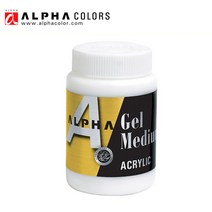 알파색채/골드 아크릴 보조제 겔 미디엄 500ml