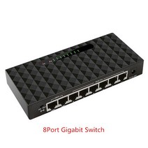 5/8 포트 기가비트 스위치 10/100/1000Mbps 16 포트 100M 이더넷 네트워크 스위치 Lan 허브 고성능 이더넷 스마트 스위처, CHINA_8Port Gigabit Switch