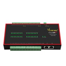DIEWU ETHERCAT 슬레이브 IO 모듈 8 채널 16 입력 출력 NPN 100MBPS 듀얼 RJ45 포트 AB 위상 인코더 포함, 1개, 단일