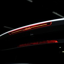 [3G MALL] 더뉴 QM6 보조 브레이크등 마스크 LED 램프 커버 몰딩, A타입이니셜파리-레드