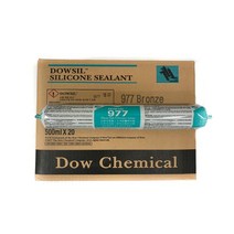 [다우코닝] 977 비오염성 소세지실리콘 / 고성능 외부용 외장용 렉산, 백색, 1개