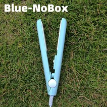 전문가용 매직기 미용실 음이온 고데기 반달 판 최신 컬링 아이론 미니 헤어 스트레이트너 아이언 세라믹 스트레이트닝 스타일링 도구 헤어 컬러 플랫 아이언 수염 스트레이트너, 03 Blue-NoBox_04 AU