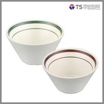 [돌산멜라민] 오브제투라인 - 멜라민 공기 (그린 브라운), 3호, 그린