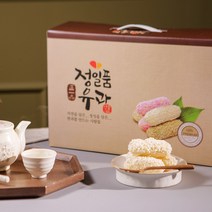 정일품 찹쌀 유과지함 1호 명절 설 선물세트 전통 선물 유과선물, 1개, 500g