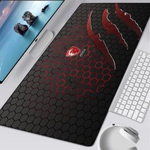 90x40cm msi 마우스 패드 선물 게임용 카펫 pc 컴퓨터, 60x30cm, Msi 7