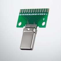 Coms DIY용 제작모듈 USB 3.1 Typc C 숫놈 26Pin PCB 젠더보드 C타입 26핀