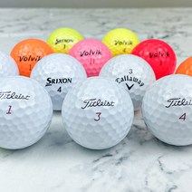 로스트볼 타이틀리스트 프로V1 캘러웨이 스릭슨 볼빅 A+ 골프 공 클린 세척 깨끗한 중고, 테일러메이드 A+ (10EA)