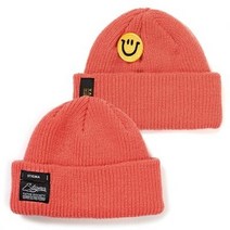 22 SMILE SHORT BEANIE APRICOT