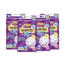 군기저귀 슈퍼빅 어린이 기저귀 밴드형 28P x 4팩, 단품