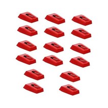 VICASKY 14pcs 포노그래프 니들 액세서리 레코드 플레이어 카트리지 핀헤드 턴테이블 바이닐 교체 스타일러스, 1.1X2.3CMx8pcs_Redx8pcs