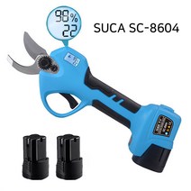 SUCA SC-8604 무선 충전식 전동 가위 휴대용 자동 전정가위 28mm