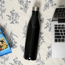 스텔라 진공 보온병 1L (블랙) 스텐 보냉병, 단품, 단품