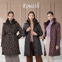 2022 WINTER 로질리 여성 누아르 퍼 패딩 코트